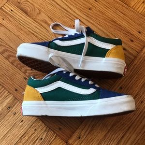 Vans retro color block sneakers size 12.5